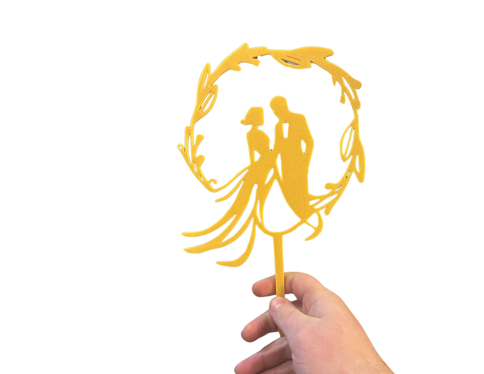 Topper rocznica ślubu para ślub złoty - CraftJoy