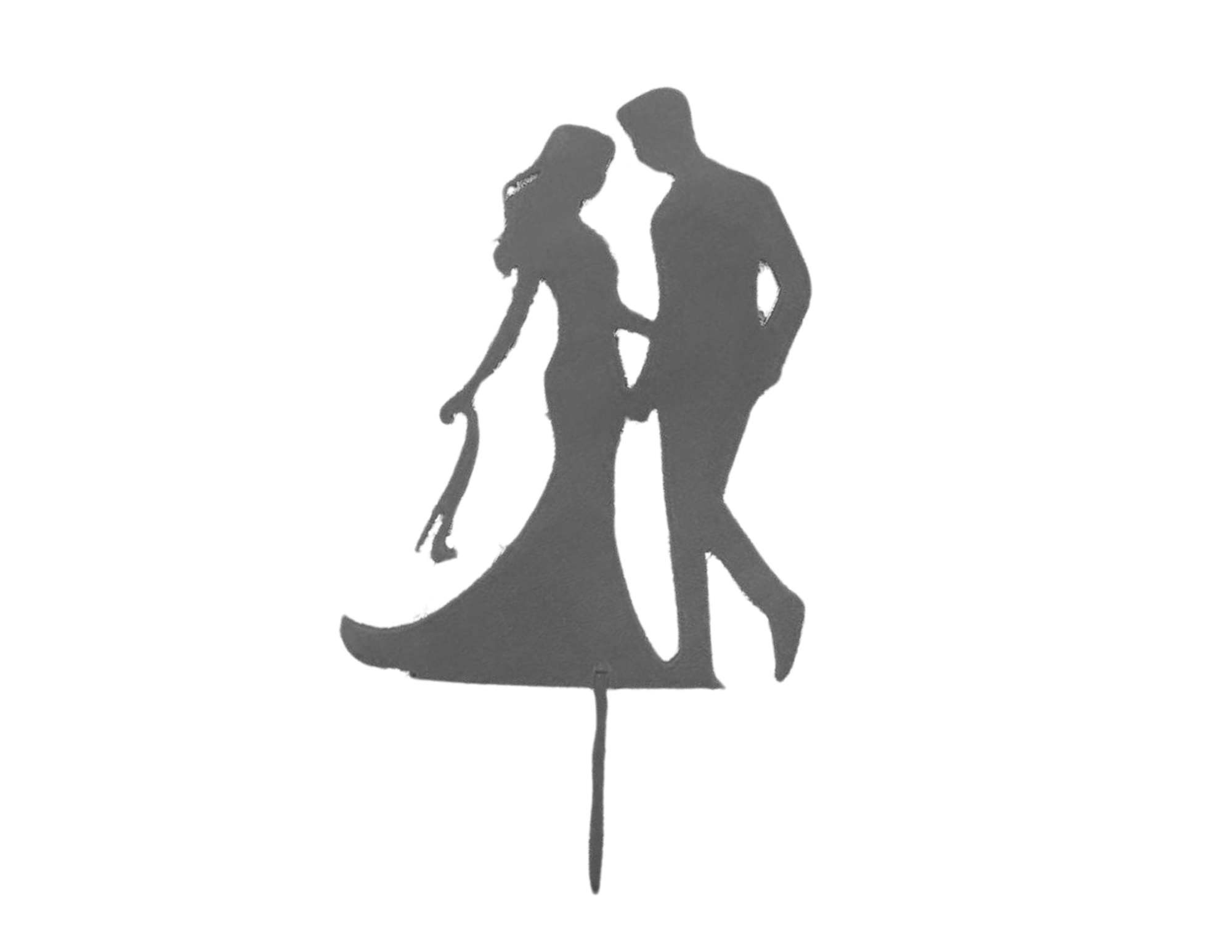 Just Married Topper rocznica ślubu para ślub czarny - CraftJoy