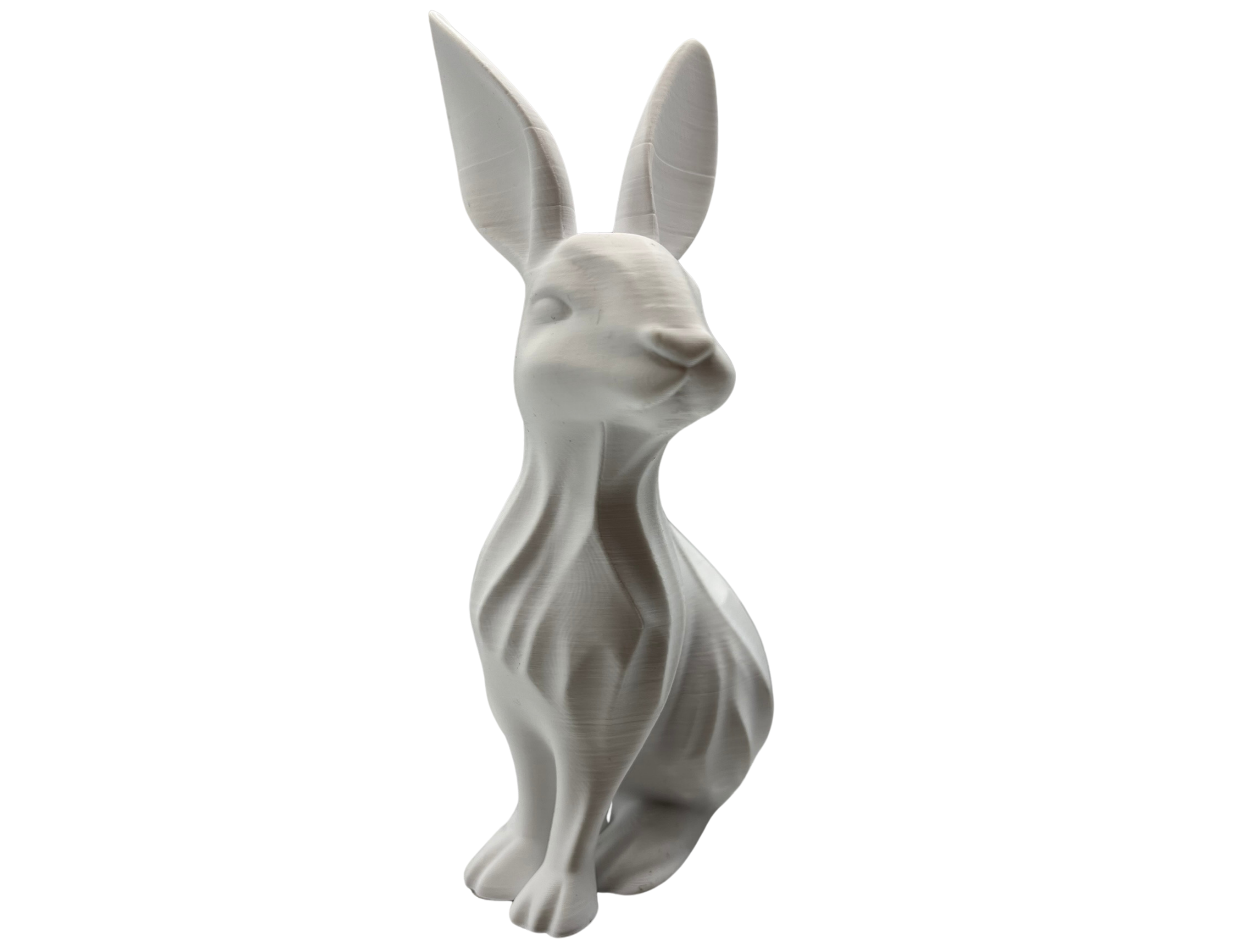 Zając o puszystym uroku stylowa ozdoba handmade L elegancka figurka Wielkanoc - CraftJoy