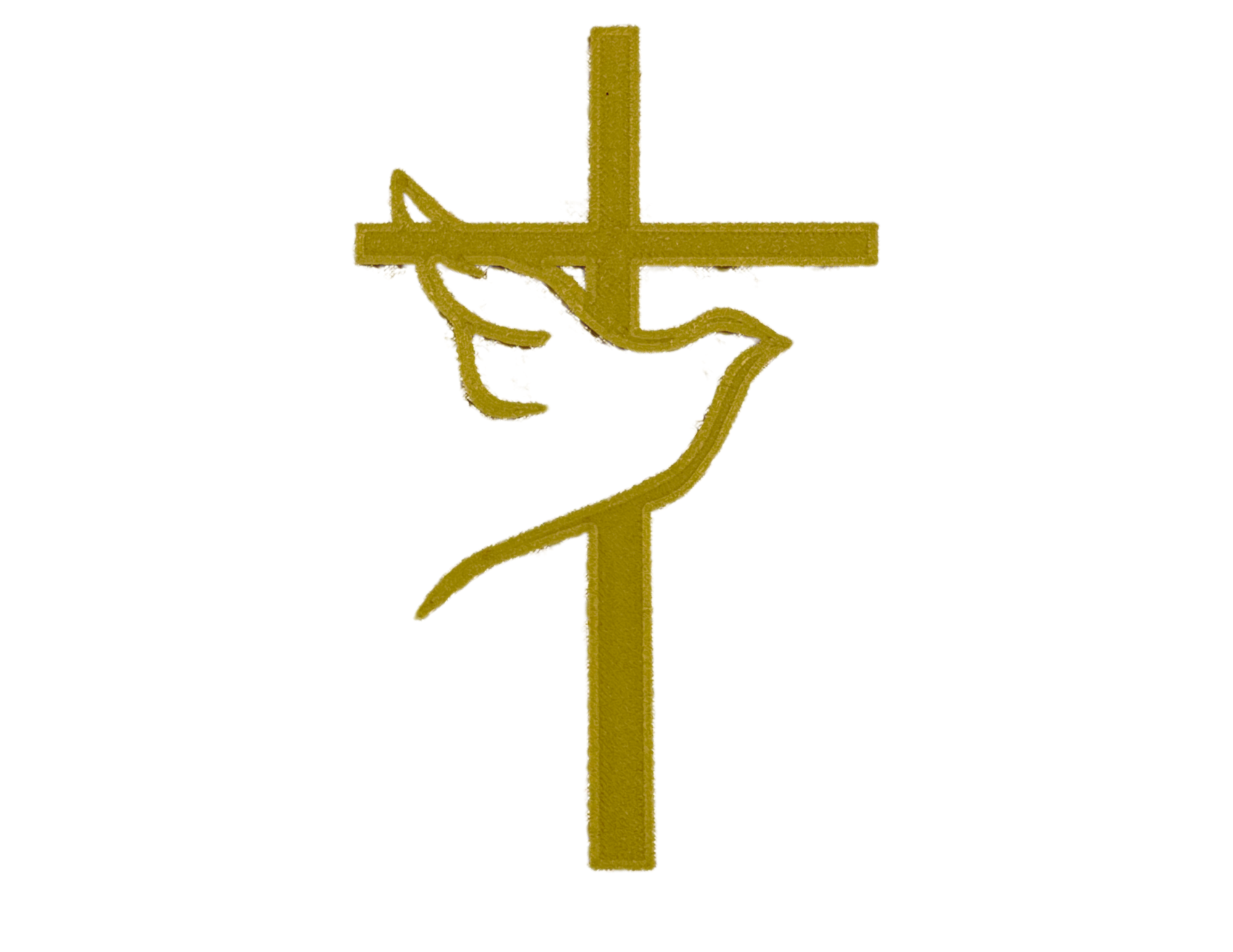 Topper boczny na Pierwszą Komunię Świętą Chrzest Święty Dekoracja tortu • Złoty, elegancki gołąb krzyż - CraftJoy