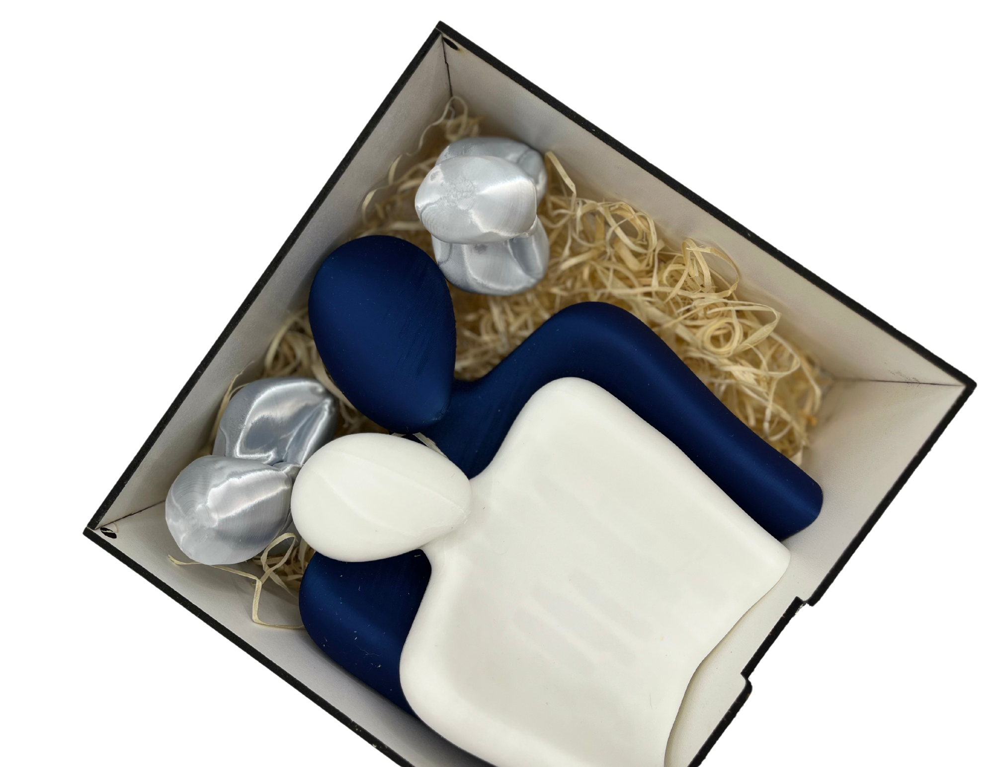 dla Mamy prezent na Dzień Matki figurka rodziny 2+2-symbol miłości rodzina  - zdjęcie 8