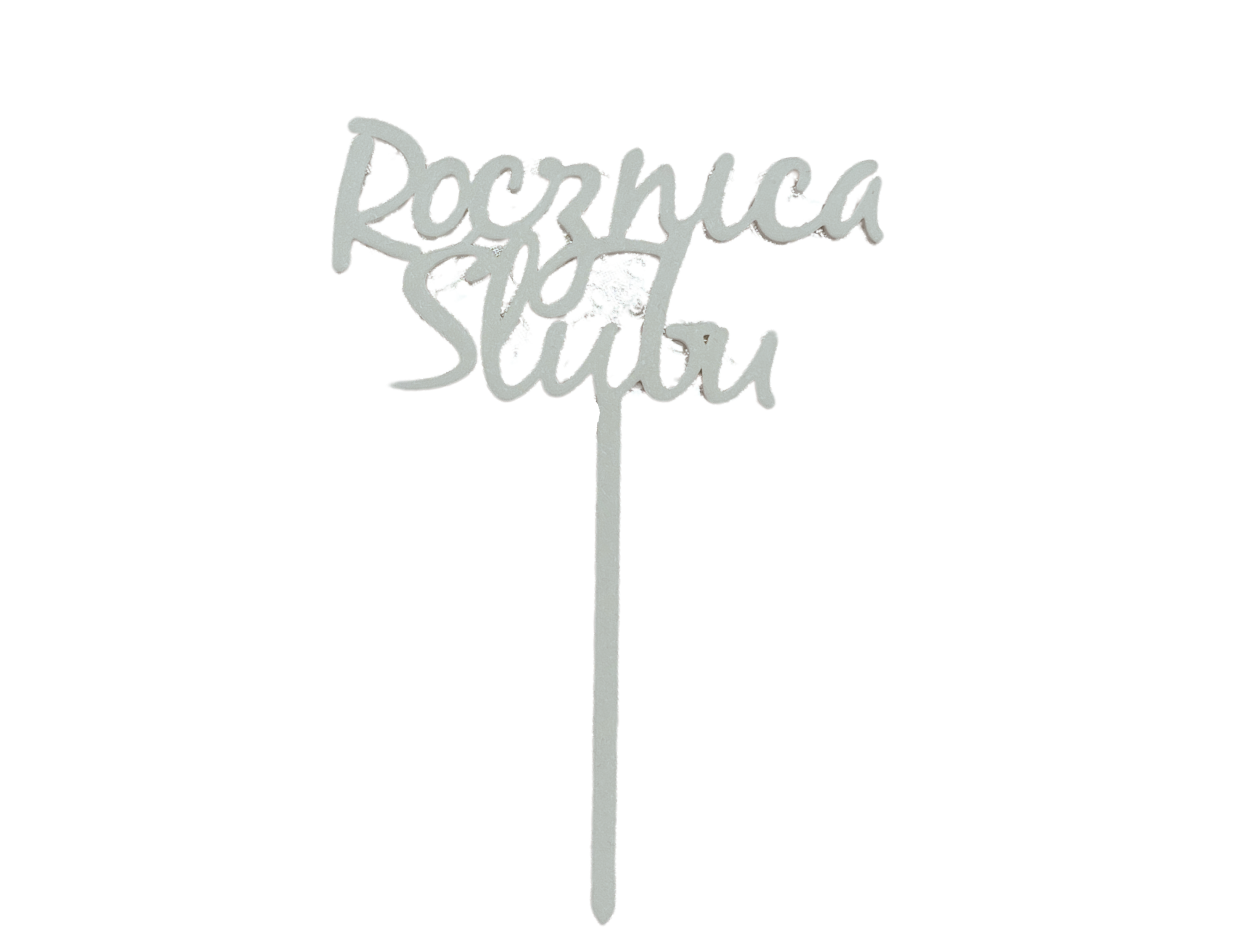 Topper na kwiaty Rocznica Ślubu • Dekoracja bukietu • Wkładka do bukietu - CraftJoy