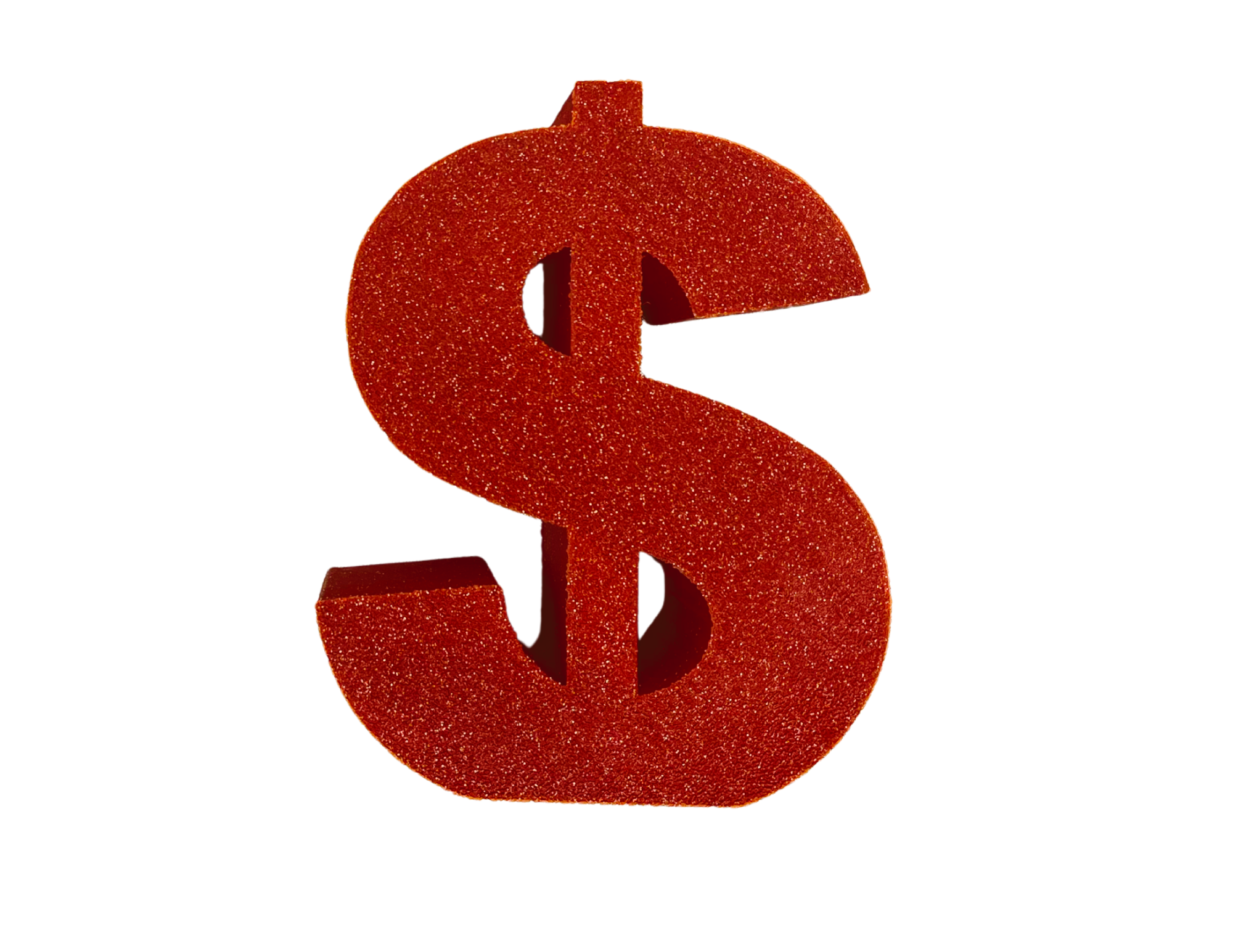 Prezent Dekoracyjna Skarbonka Dolar symbol bogactwa oszczędzania urodziny czerwony - CraftJoy