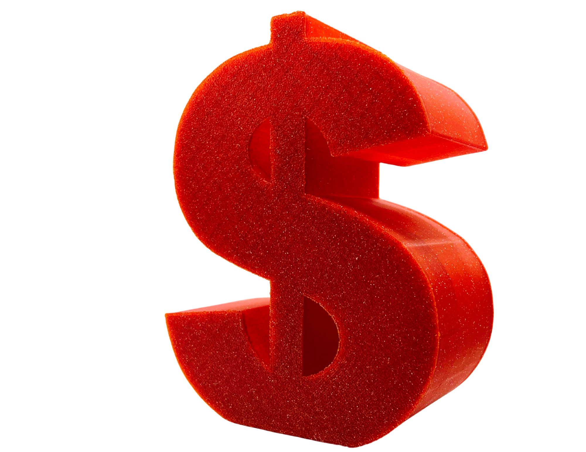 Prezent Dekoracyjna Skarbonka Dolar symbol bogactwa oszczędzania urodziny czerwony - zdjęcie 2