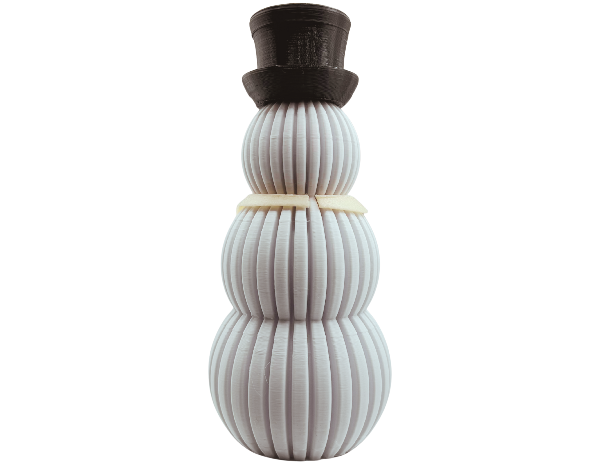 Świąteczna ozdoba elegancka nowoczesna figurka bałwan ozdoba na święta  - zdjęcie 2