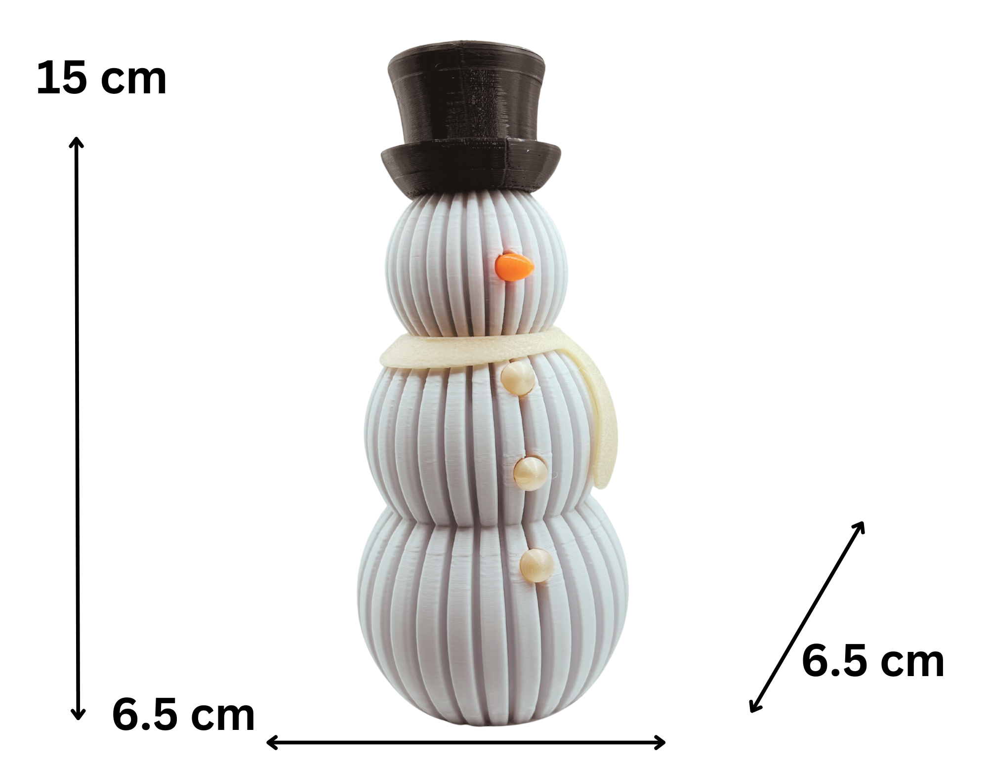 Świąteczna ozdoba elegancka nowoczesna figurka bałwan ozdoba na święta  - zdjęcie 3