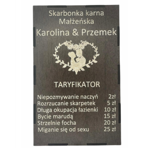 Karna skarbonka Małżeńska prezent