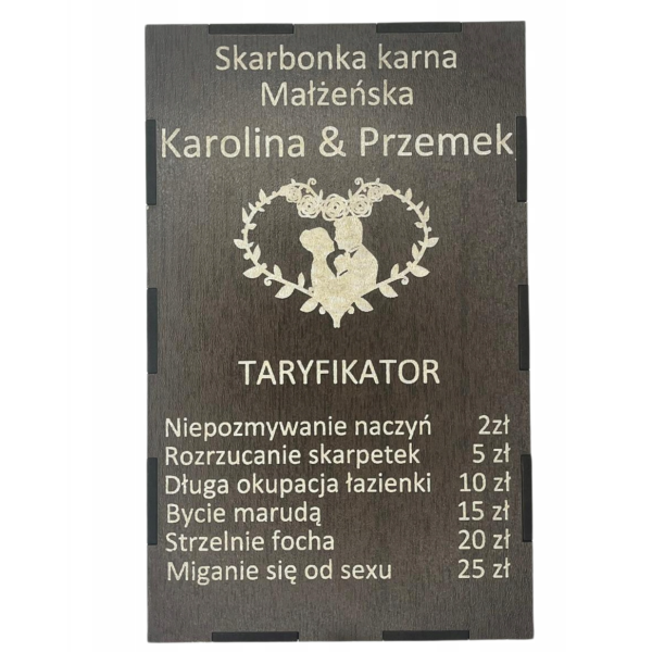 Karna skarbonka Małżeńska prezent