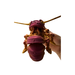 zabawka przegubowa osa różowe złoto  - zdjęcie 3