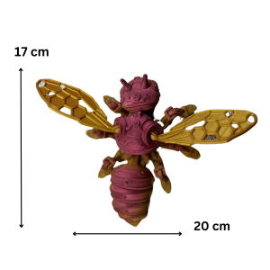 zabawka przegubowa osa różowe złoto  - zdjęcie 4