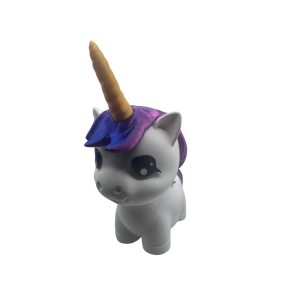 Skarbonka jednorożec o galaktyczno filoletowej grzywie magicznie różowa  - zdjęcie 8