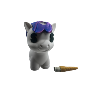 Skarbonka jednorożec o galaktyczno filoletowej grzywie magicznie różowa  - zdjęcie 13