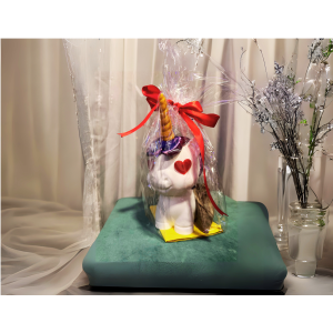 Skarbonka jednorożec o galaktyczno filoletowej grzywie magicznie różowa  - zdjęcie 14