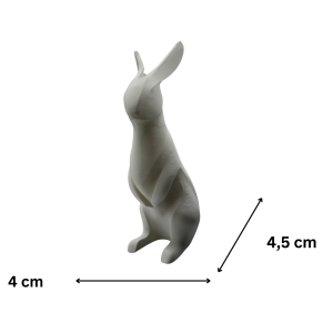 🐇 Zajączek do wielkanocnego koszyczka ozdoba wielkanocna figurka z PLA 8 cm - zdjęcie 5