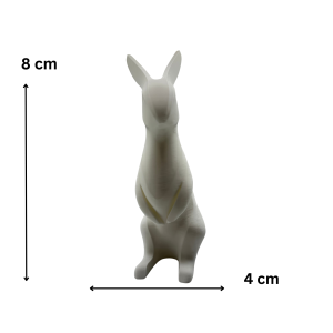 🐇 Zajączek do wielkanocnego koszyczka ozdoba wielkanocna figurka z PLA 8 cm - zdjęcie 6