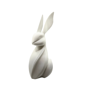 🐇 Zajączek wielkanocny designerski dekoracja 3D nowoczesny figurka prezent - zdjęcie 1