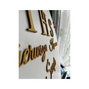 Dekoracyjna tablica Pierwsza Komunia Personalizowana plansza powitalna imię wzór 4 - zdjęcie 1