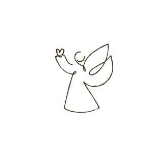 Topper boczny Pierwsza Komunia Święta Chrzest Święty Dekoracja anioł zielony - zdjęcie 1