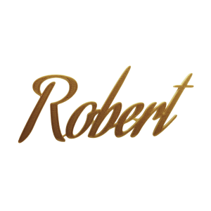 Złoty topper boczny imię lub Twój tekst z mocowaniami elegancka dekoracja tortu - zdjęcie 2